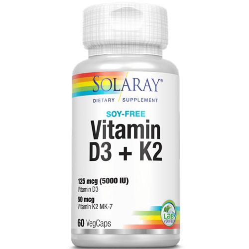 Vitamin D-3 & K-2 Solaray