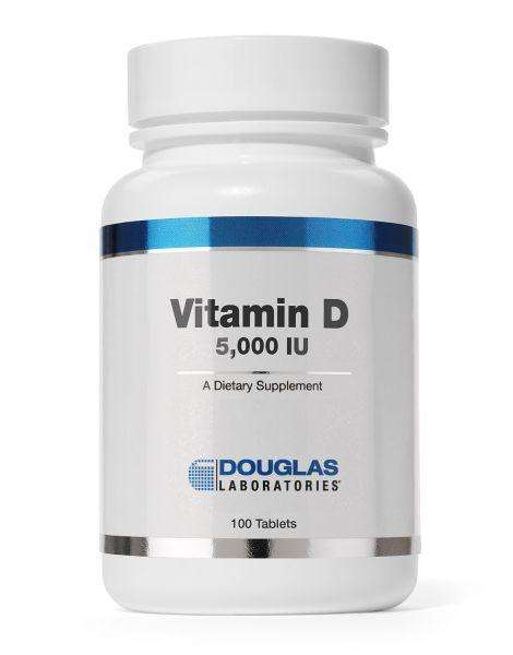 Vitamin D 5000 IU (Douglas Labs) Front