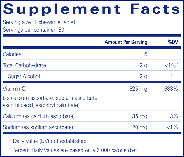 BACKORDER ONLY - Vitamin C Chewables