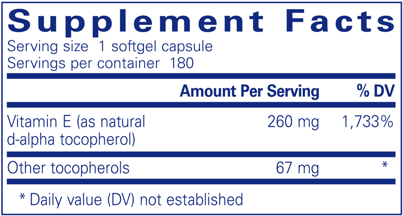 Vitamin E 180's