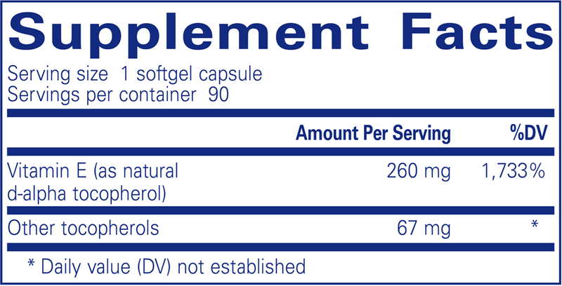 Vitamin E 90 Count