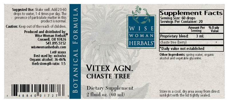 Vitex Chaste Tree 2oz Wise Woman Herbals products