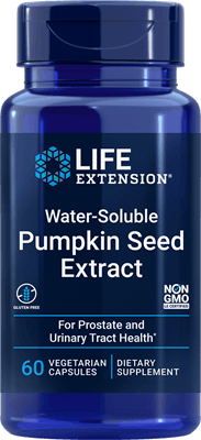 Water-Soluble Pumpkin Seed Extract (Life Extension) Front