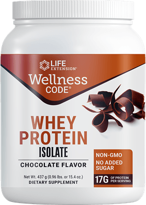 Wellness Code™ Whey Protein Isolate (Life Extension) Front