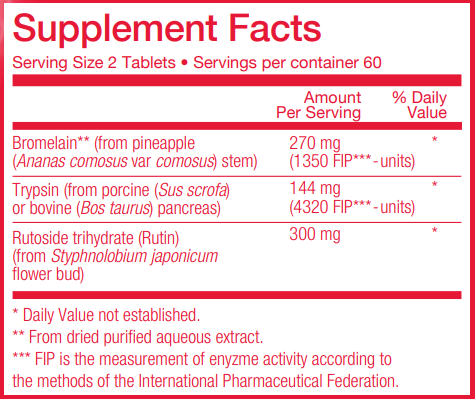 BACKORDER ONLY -  Wobenzym Plus 120 Count