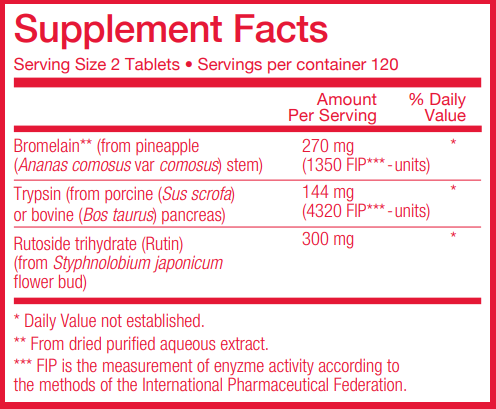 BACKORDER ONLY - Wobenzym Plus 240 Count