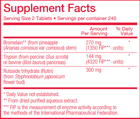 BACKORDER ONLY - Wobenzym Plus 480 Count