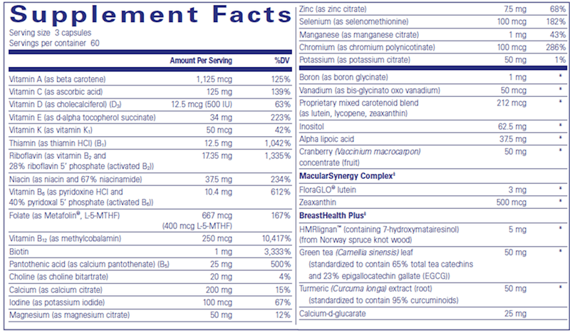 Women's Nutrients 180 Count