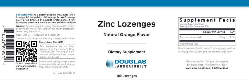 ZINC LOZENGES