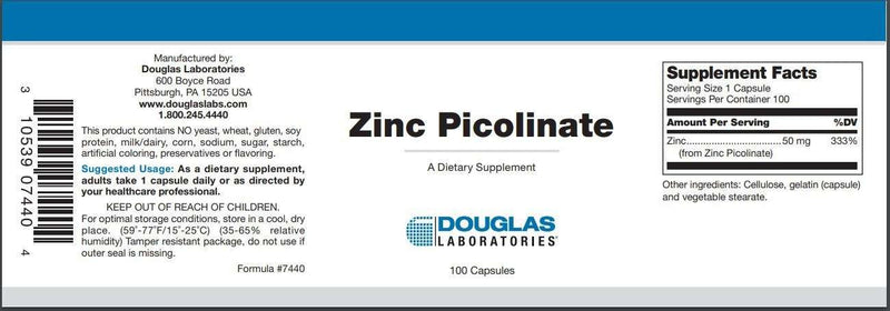 Zinc Picolinate Complex