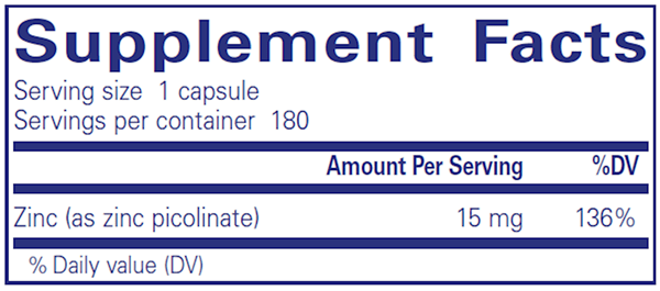 Zinc 15 180 Count