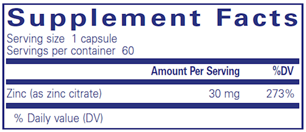 Zinc (Citrate) 60ct