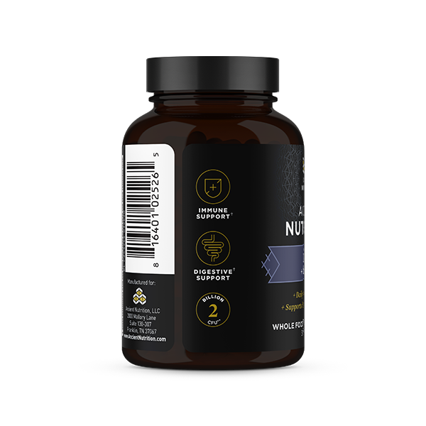 Zinc + Probiotics (Ancient Nutrition) Side-1