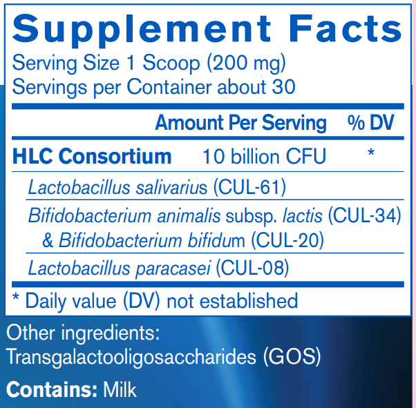  supplement facts