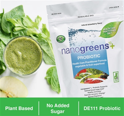 nanogreens10 Probiotic 10.6 oz (BioPharma Scientific) Claim